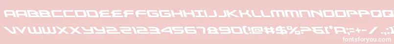 alexisv3left Font – White Fonts on Pink Background