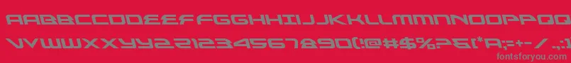 Шрифт alexisv3left – серые шрифты на красном фоне