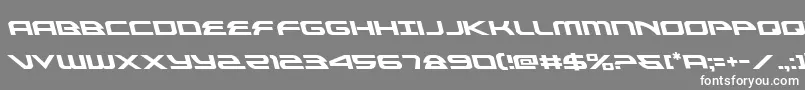 フォントalexisv3left – 灰色の背景に白い文字