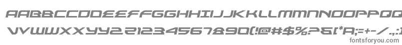 フォントalexisv3semital – 白い背景に灰色の文字