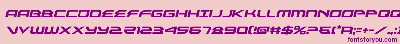 alexisv3semital Font – Purple Fonts on Pink Background