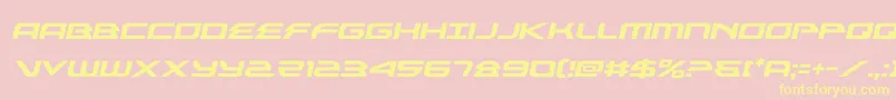 alexisv3semital Font – Yellow Fonts on Pink Background