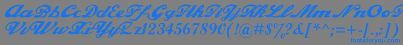 Saiba mais sobre a fonte alfaowner com script Fonte alfaowner com script – fontes azuis em um fundo cinza