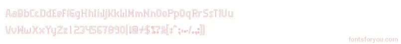 Algorithma Font – Pink Fonts on White Background