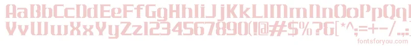 JLogCameronEdgeNormal Font – Pink Fonts on White Background