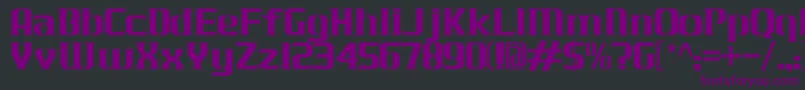 JLogCameronEdgeNormal Font – Purple Fonts on Black Background