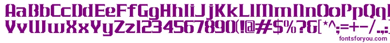 JLogCameronEdgeNormal Font – Purple Fonts on White Background