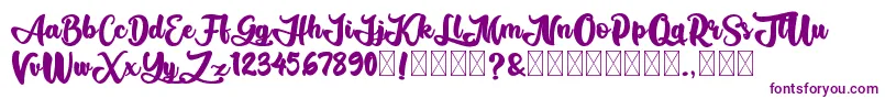 AliandoRocky-fontti – violetit fontit
