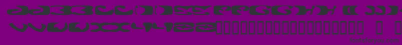 ALIE    Font – Black Fonts on Purple Background