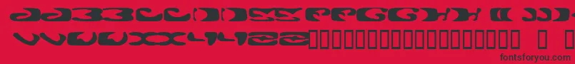 fuente ALIE    – Fuentes Negras Sobre Fondo Rojo
