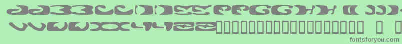 ALIE    Font – Gray Fonts on Green Background