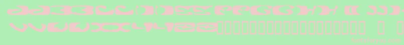 ALIE    Font – Pink Fonts on Green Background