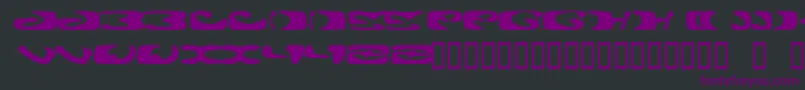 ALIE    Font – Purple Fonts on Black Background