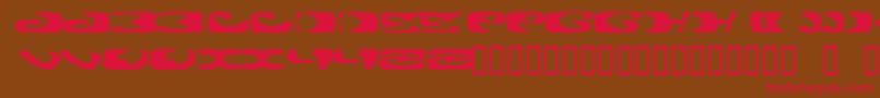 ALIE    Font – Red Fonts on Brown Background