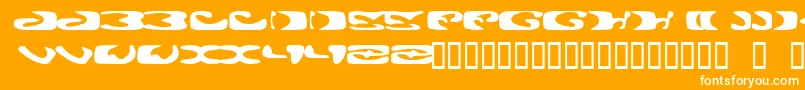 ALIE    Font – White Fonts on Orange Background