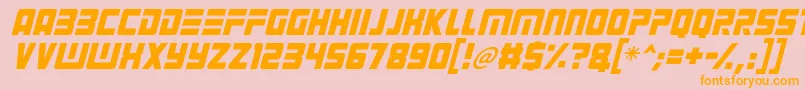 Más sobre la fuente Alien Android Italic fuente Alien Android Italic – Fuentes Naranjas Sobre Fondo Rosa