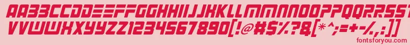 En savoir plus sur la police Alien Android Italic Police Alien Android Italic – polices rouges sur fond rose