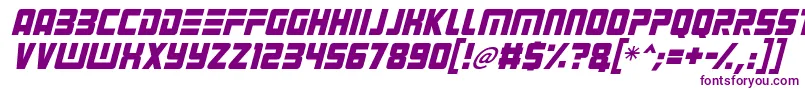 Police Alien Android Italic – polices violettes