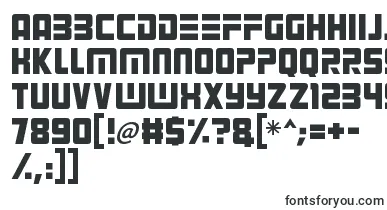 Alien Android font – sci-Fi Fonts