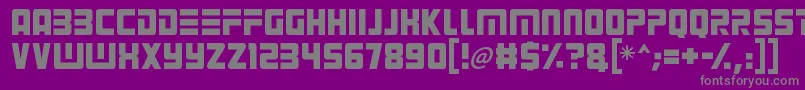 fuente Alien Android – Fuentes Grises Sobre Fondo Morado