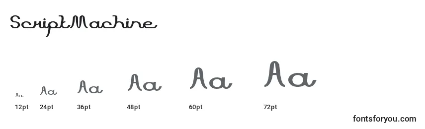 ScriptMachine Font Sizes