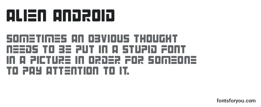 Alien Android (119100) Font