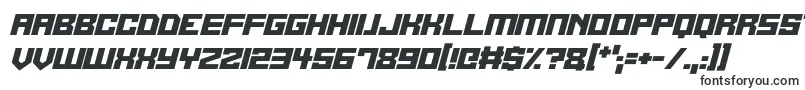 フォントAlien Cyborg Italic – Google Chromeのフォント