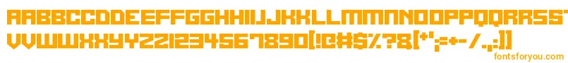 Alien Cyborg Font – Orange Fonts