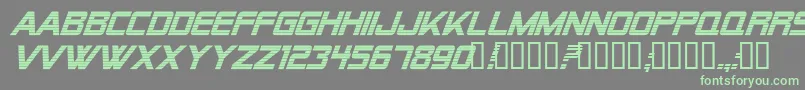 More about Alien Encounters Bold Italic Font Alien Encounters Bold Italic Font – Green Fonts on Gray Background