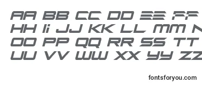Шрифт Alien Mine Italic