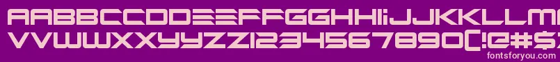 Więcej informacji o czcionce Alien Mine Czcionka Alien Mine – różowe czcionki na fioletowym tle
