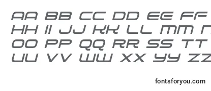 フォントAlien Robot Italic