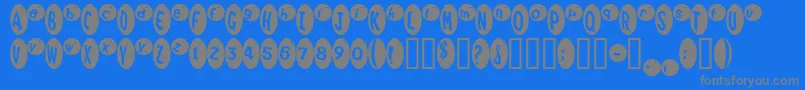 Marridid Font – Gray Fonts on Blue Background