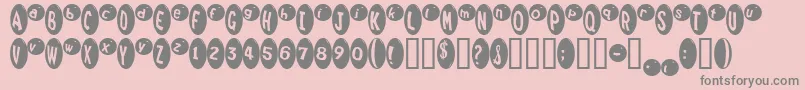 Marridid Font – Gray Fonts on Pink Background