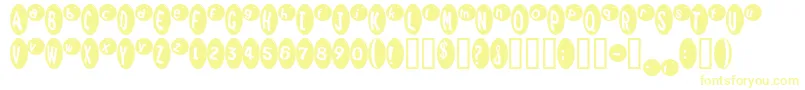 Шрифт Marridid – жёлтые шрифты