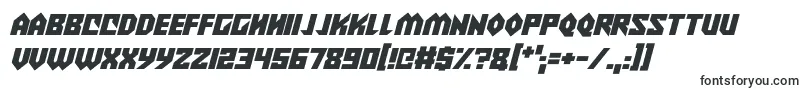 Alien Wars Italic Font – OTF Fonts