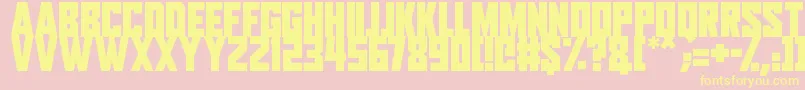 Подробнее о шрифте Aliens Among Us Шрифт Aliens Among Us – жёлтые шрифты на розовом фоне