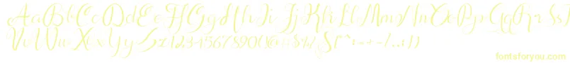 Fonte alif script – fontes amarelas