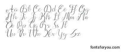 Czcionka Alif script