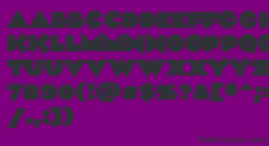 Aliment Black font – Black Fonts On Purple Background