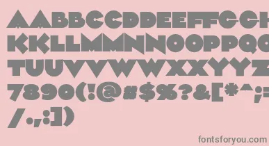 Aliment Black font – Gray Fonts On Pink Background
