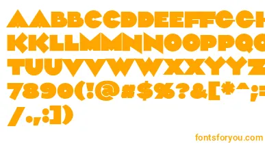 Aliment Black font – Orange Fonts On White Background