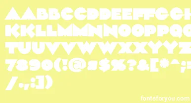 Aliment Black font – White Fonts On Yellow Background