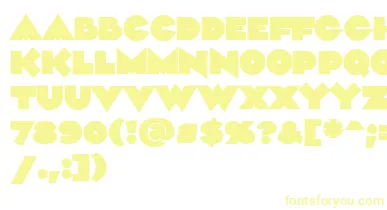 Aliment Black font – Yellow Fonts On White Background