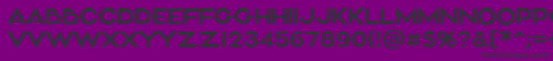 Aliment Light-fontti – mustat fontit violetilla taustalla