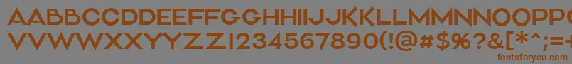 Aliment Light Font – Brown Fonts on Gray Background
