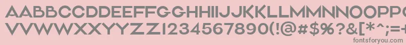 Aliment Light Font – Gray Fonts on Pink Background