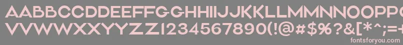 Aliment Light Font – Pink Fonts on Gray Background