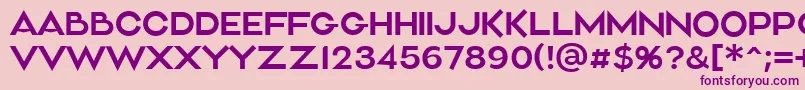 Aliment Light Font – Purple Fonts on Pink Background