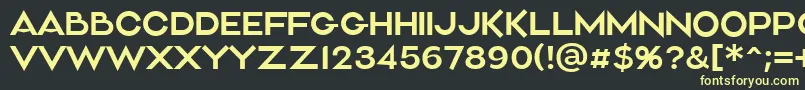 Aliment Light Font – Yellow Fonts on Black Background